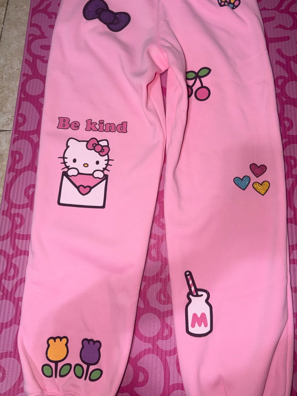 Hello Kitty Pink pants XS women teen